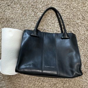 Étienne Aigner Black Leather Tote